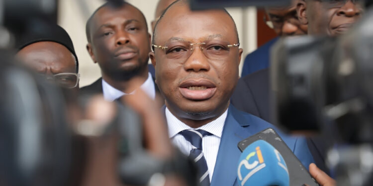 Les photos de l’audience du président de la CEI accordé a une délégation du PPA-CI à son siège à Abidjan II-Plateau.