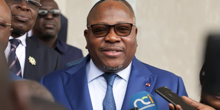 Les photos de l’audience du président de la CEI accordé a une délégation du PPA-CI à son siège à Abidjan II-Plateau.