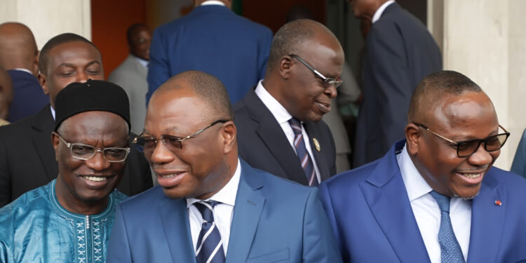 Les photos de l’audience du président de la CEI accordé a une délégation du PPA-CI à son siège à Abidjan II-Plateau.