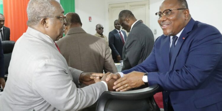 Les photos de la réunion d’information entre le PDCI et la CEI le mercredi 23 novembre au siège de l’institution électorale à Abidjan-Deux plateaux.