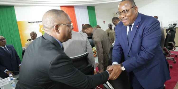 Les photos de la réunion d’information entre le PDCI et la CEI le mercredi 23 novembre au siège de l’institution électorale à Abidjan-Deux plateaux.