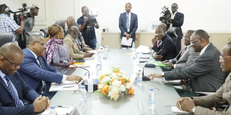 Les photos de la réunion d’information entre le PDCI et la CEI le mercredi 23 novembre au siège de l’institution électorale à Abidjan-Deux plateaux.