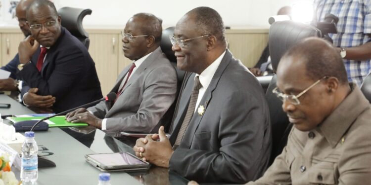 Les photos de la réunion d’information entre le PDCI et la CEI le mercredi 23 novembre au siège de l’institution électorale à Abidjan-Deux plateaux.