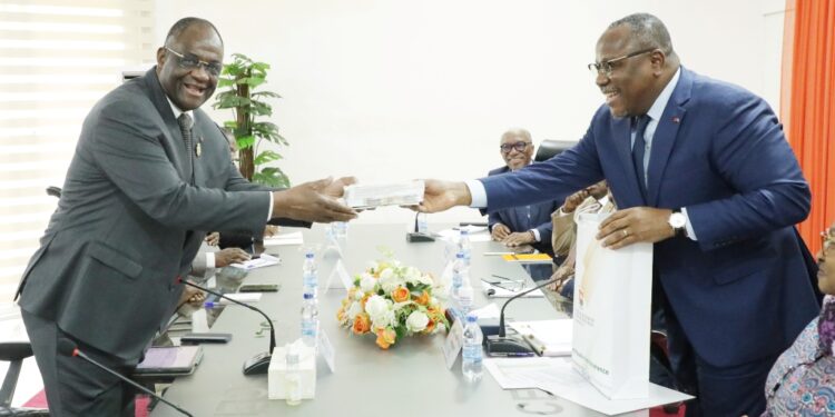 Les photos de la réunion d’information entre le PDCI et la CEI le mercredi 23 novembre au siège de l’institution électorale à Abidjan-Deux plateaux.