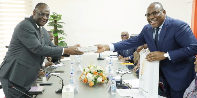 Les photos de la réunion d’information entre le PDCI et la CEI le mercredi 23 novembre au siège de l’institution électorale à Abidjan-Deux plateaux.