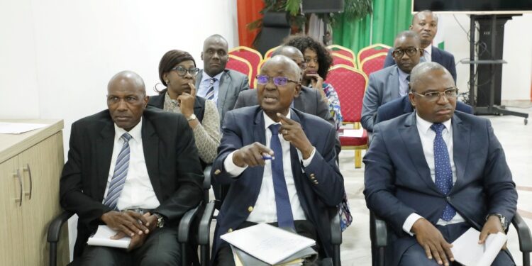 Les photos de la réunion d’information entre le PDCI et la CEI le mercredi 23 novembre au siège de l’institution électorale à Abidjan-Deux plateaux.