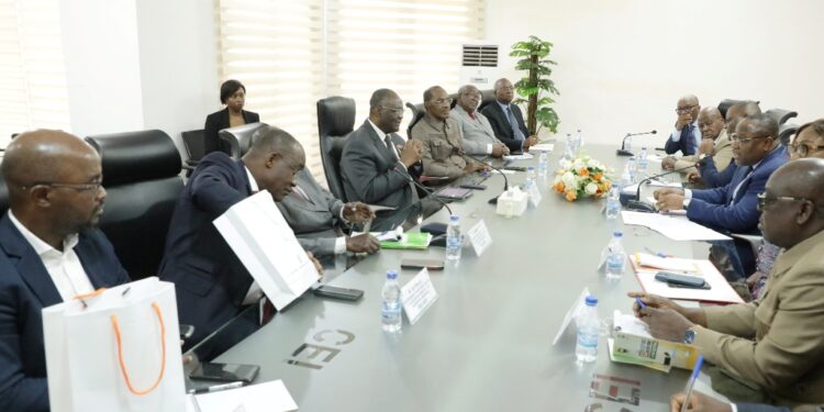 Les photos de la réunion d’information entre le PDCI et la CEI le mercredi 23 novembre au siège de l’institution électorale à Abidjan-Deux plateaux.