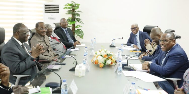 Les photos de la réunion d’information entre le PDCI et la CEI le mercredi 23 novembre au siège de l’institution électorale à Abidjan-Deux plateaux.