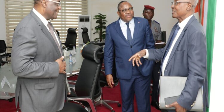 Les photos de la réunion d’information entre le PDCI et la CEI le mercredi 23 novembre au siège de l’institution électorale à Abidjan-Deux plateaux.