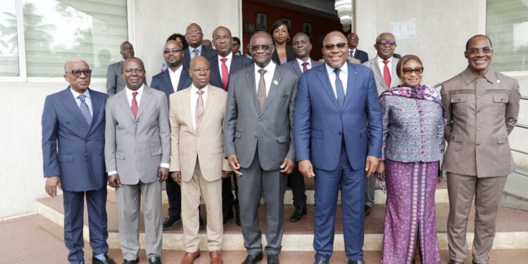 Les photos de la réunion d’information entre le PDCI et la CEI le mercredi 23 novembre au siège de l’institution électorale à Abidjan-Deux plateaux.