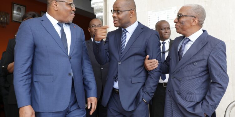 Les photos de la réunion d’information entre le PDCI et la CEI le mercredi 23 novembre au siège de l’institution électorale à Abidjan-Deux plateaux.