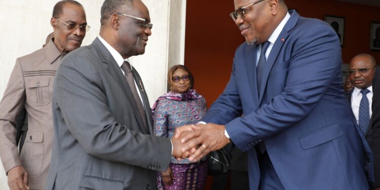 Les photos de la réunion d’information entre le PDCI et la CEI le mercredi 23 novembre au siège de l’institution électorale à Abidjan-Deux plateaux.