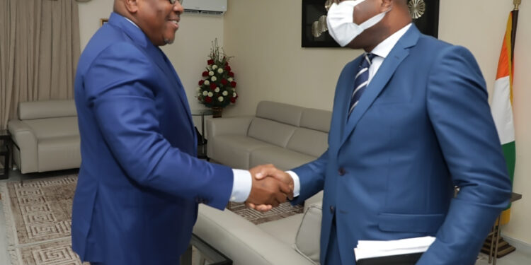 Les photos de l’audience du président de la CEI accordé a une délégation du PPA-CI à son siège à Abidjan II-Plateau.