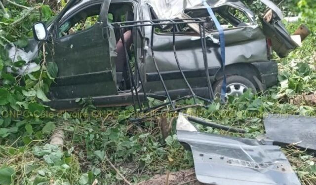 Adzopé: 1 mort dans une sortie de route