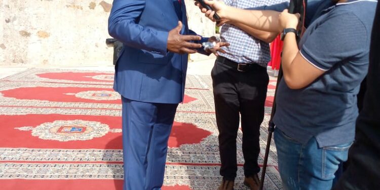 Le ministre Ivoirien des sports Claude Paulin Danho par ailleurs Vice-president du Cglua participe depuis le lundi 31 octobre 2022 à Tanger au Maroc au sommet Panafricain du Cglua.