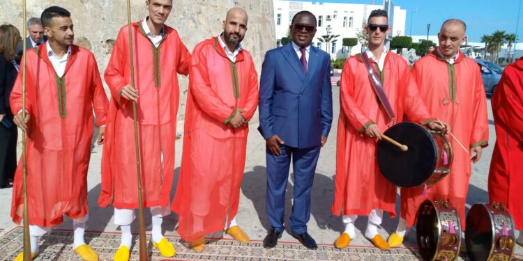 Le ministre Ivoirien des sports Claude Paulin Danho par ailleurs Vice-president du Cglua participe depuis le lundi 31 octobre 2022 à Tanger au Maroc au sommet Panafricain du Cglua.