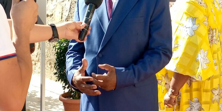 Le ministre Ivoirien des sports Claude Paulin Danho par ailleurs Vice-president du Cglua participe depuis le lundi 31 octobre 2022 à Tanger au Maroc au sommet Panafricain du Cglua.