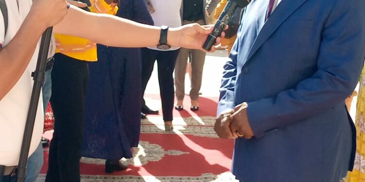 Le ministre Ivoirien des sports Claude Paulin Danho par ailleurs Vice-president du Cglua participe depuis le lundi 31 octobre 2022 à Tanger au Maroc au sommet Panafricain du Cglua.