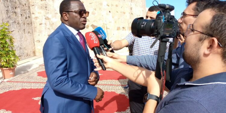 Le ministre Ivoirien des sports Claude Paulin Danho par ailleurs Vice-president du Cglua participe depuis le lundi 31 octobre 2022 à Tanger au Maroc au sommet Panafricain du Cglua.