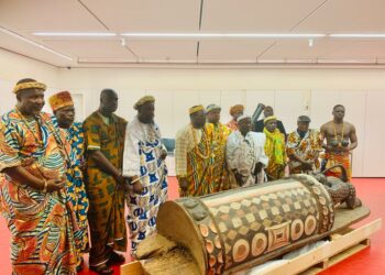 Restauration du Tambour Mythique des Bidjans:  des libations effectuées avant les travaux