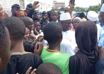 Adama Bictogo descend sur le terrain à Yopougon