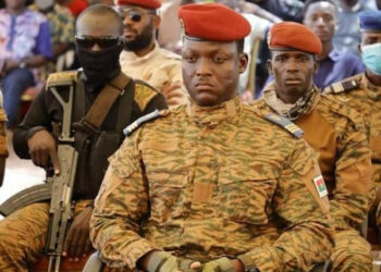 Le président burkinabè le capitaine Ibrahim Traoré en visite au Mali.