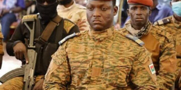 Le président burkinabè le capitaine Ibrahim Traoré en visite au Mali.
