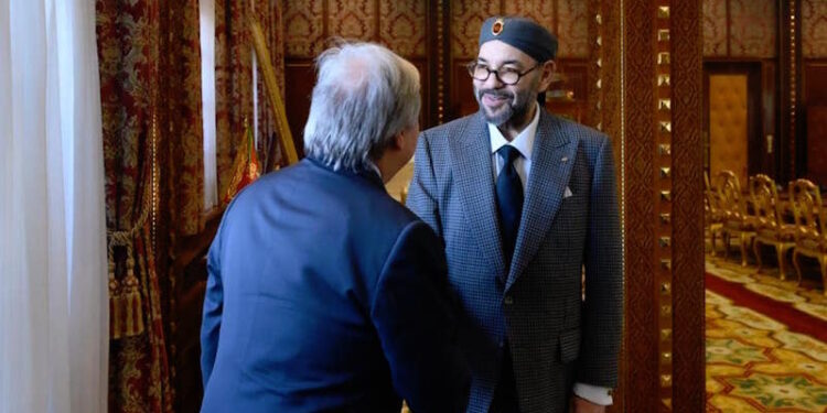 Sahara : Mohammed VI réitère la position du Maroc devant Antonio Guterres