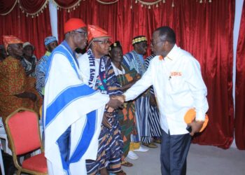 Révision de la Liste Électorale : Les photos de la rencontre du ministre Danho Paulin par ailleurs superviseur Rhdp  avec les forces vives de la commune d&rsquo;Attecoubé