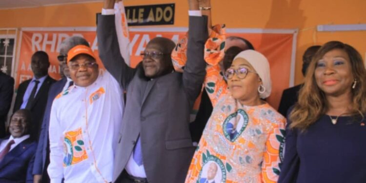 Municipales 2023 à Anyama: Fatim Bamba présentée par le Directoire du RHDP