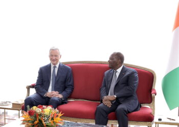 Le Chef de l’Etat Alassane Ouattara a échangé avec le Ministre français de l’Economie et des Finances