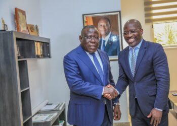 Reçu par Bacongo, Blé Goudé réitère sa volonté de s’inscrire dans le processus de paix