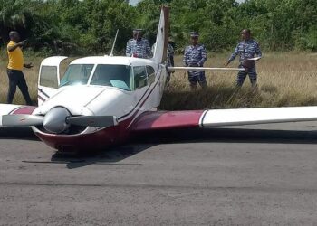 Aéroport de San Pedro: Un aéronef de type PA 24 rate son atterrissage sur la piste
