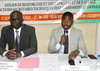 Commissions Régionales de l’OSCS : Les secrétaires techniques en atelier pour renforcer leurs capacités