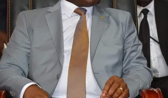 Rentrée Fédérale et journée du mérite sportif, le ministre des sports Danho Paulin Claude, honore le monde sportif, le 26 janvier au palais à Abidjan.