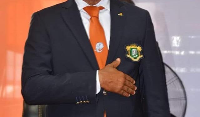 Rentrée Fédérale et journée du mérite sportif, le ministre des sports Danho Paulin Claude, honore le monde sportif, le 26 janvier au palais à Abidjan.
