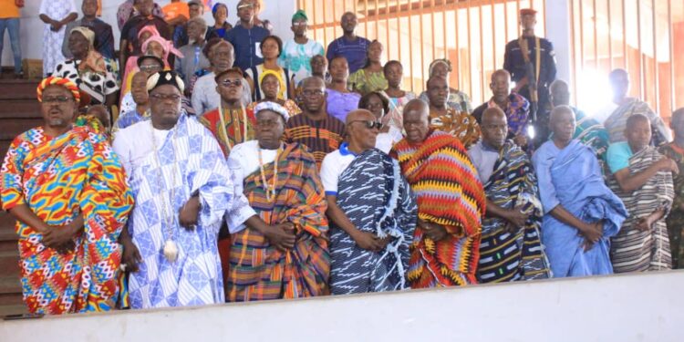 Rentrée Fédérale et journée du mérite sportif, le ministre des sports Danho Paulin Claude, honore le monde sportif, le 26 janvier au palais à Abidjan.