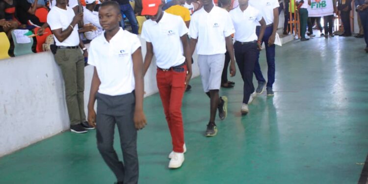 Rentrée Fédérale et journée du mérite sportif, le ministre des sports Danho Paulin Claude, honore le monde sportif, le 26 janvier au palais à Abidjan.