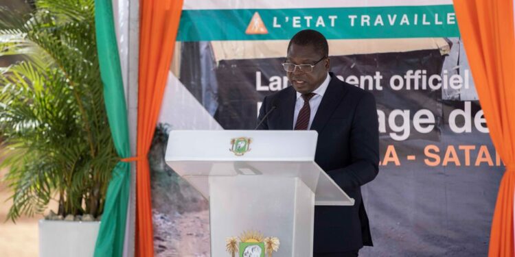 Le Vice-Président Tiémoko Meyliet KONE, en visite de travail dans la Région du Hambol du 26 au 28 janvier 2023, l’étape de Dabakala et Niakara.