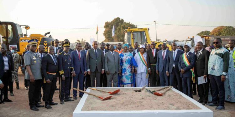 Le Vice-Président Tiémoko Meyliet KONE, en visite de travail dans la Région du Hambol du 26 au 28 janvier 2023, l’étape de Dabakala et Niakara.