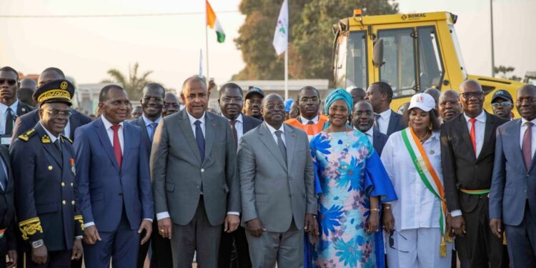 Le Vice-Président Tiémoko Meyliet KONE, en visite de travail dans la Région du Hambol du 26 au 28 janvier 2023, l’étape de Dabakala et Niakara.