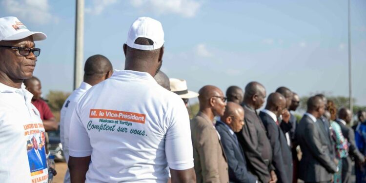 Le Vice-Président Tiémoko Meyliet KONE, en visite de travail dans la Région du Hambol du 26 au 28 janvier 2023, l’étape de Dabakala et Niakara.
