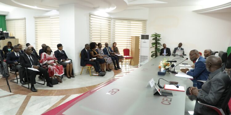 Education électorale et civique, la Cei échange avec les différents cycles de l’ENA les 17, 18 et 19 janvier 2023 à son siège à Abidjan les II-Plateaux.