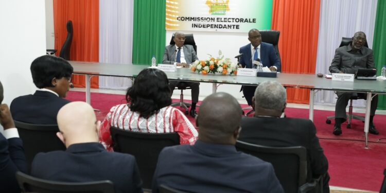 Education électorale et civique, la Cei échange avec les différents cycles de l’ENA les 17, 18 et 19 janvier 2023 à son siège à Abidjan les II-Plateaux.