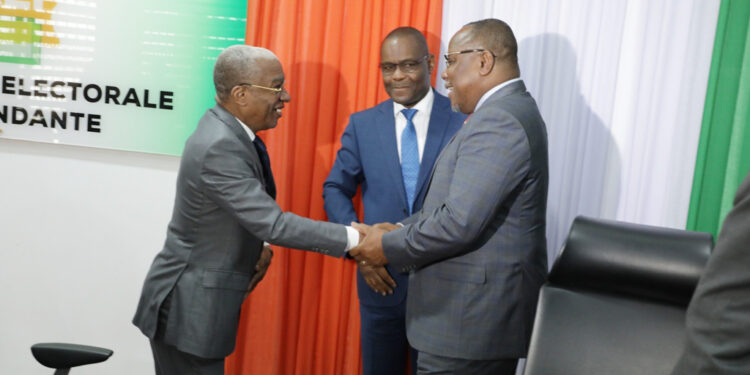 Education électorale et civique, la Cei échange avec les différents cycles de l’ENA les 17, 18 et 19 janvier 2023 à son siège à Abidjan les II-Plateaux.