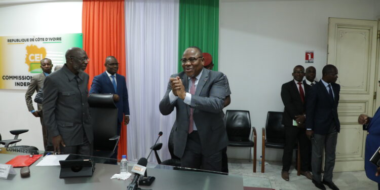 Education électorale et civique, la Cei échange avec les différents cycles de l’ENA les 17, 18 et 19 janvier 2023 à son siège à Abidjan les II-Plateaux.