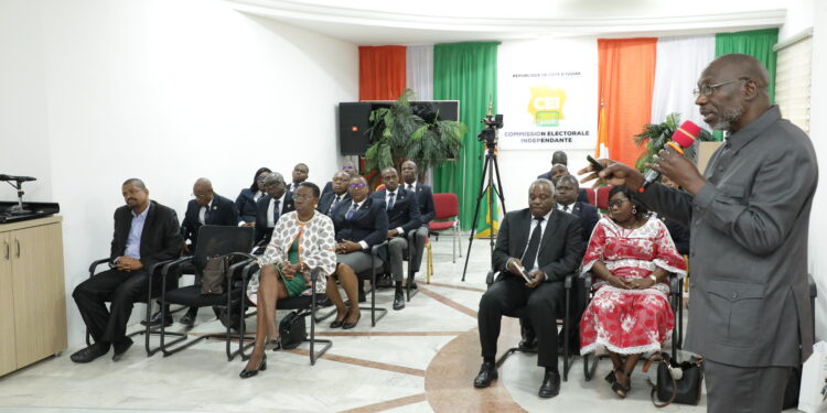 Education électorale et civique, la Cei échange avec les différents cycles de l’ENA les 17, 18 et 19 janvier 2023 à son siège à Abidjan les II-Plateaux.