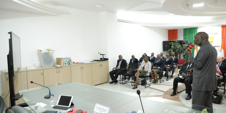 Education électorale et civique, la Cei échange avec les différents cycles de l’ENA les 17, 18 et 19 janvier 2023 à son siège à Abidjan les II-Plateaux.