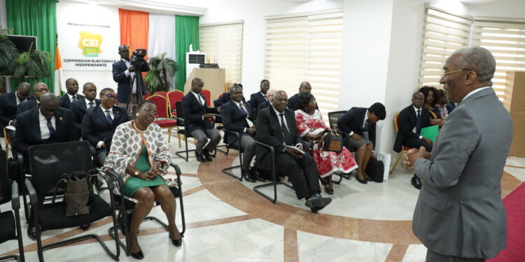 Education électorale et civique, la Cei échange avec les différents cycles de l’ENA les 17, 18 et 19 janvier 2023 à son siège à Abidjan les II-Plateaux.