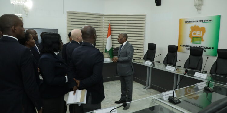 Education électorale et civique, la Cei échange avec les différents cycles de l’ENA les 17, 18 et 19 janvier 2023 à son siège à Abidjan les II-Plateaux.